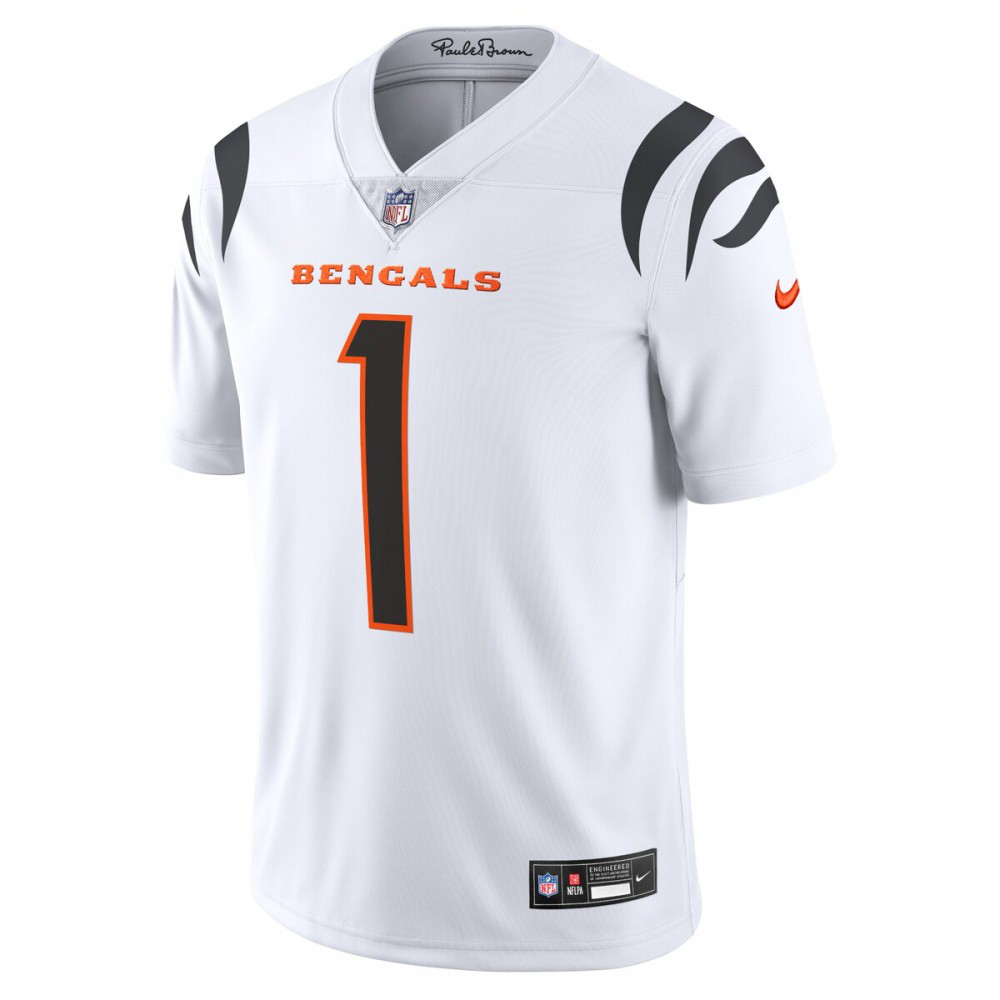 Ja'Marr Chase Cincinnati Bengals Nike Vapor Untouchable Limited Jersey - White-Profan Arena